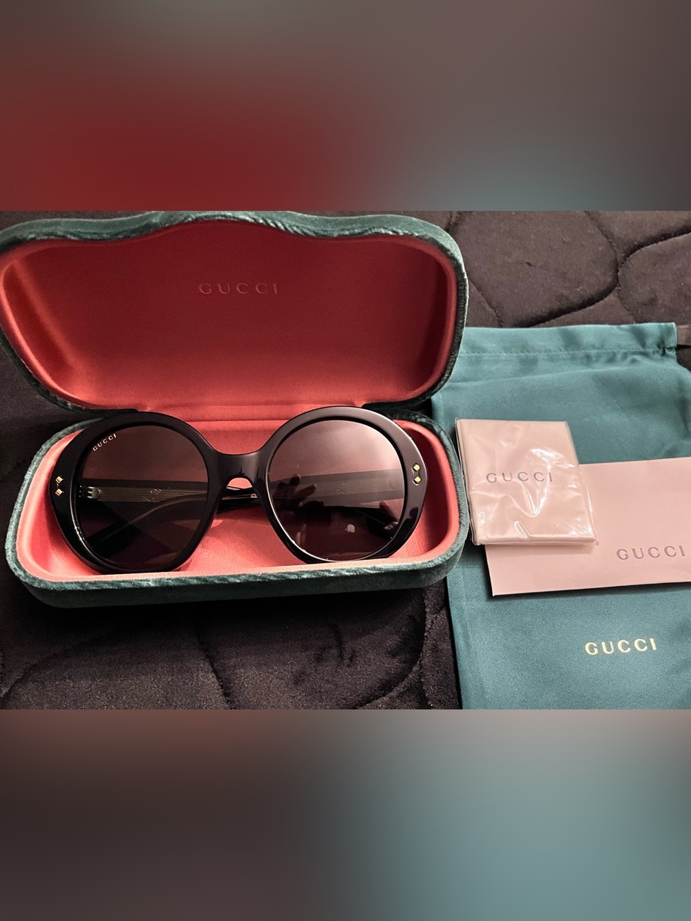 GUCCI 54mm Round Sunglasses